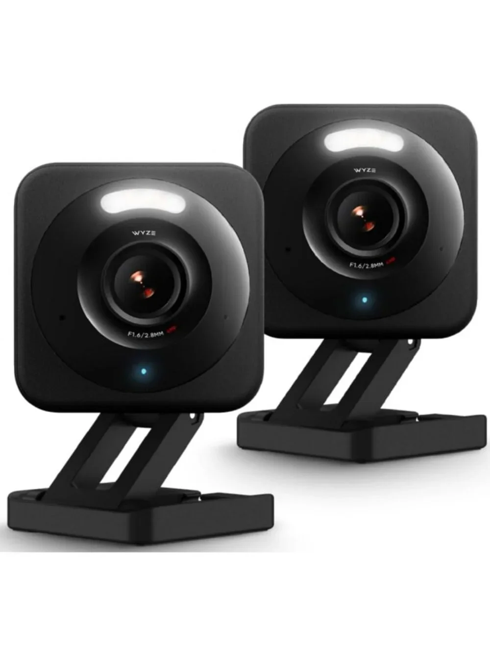 2.5K AI Security Camera - Indoor/Outdoor Home Surveillance, Night Vision, 2 Pack